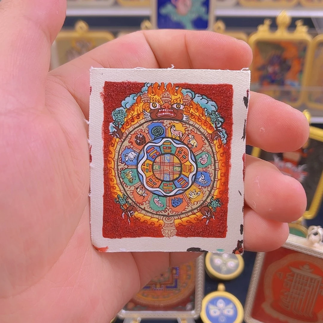 青海热贡纯手绘唐卡