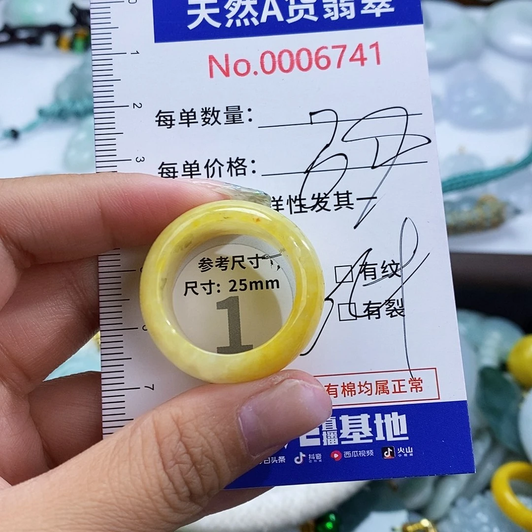 翡翠未镶嵌颈饰6741