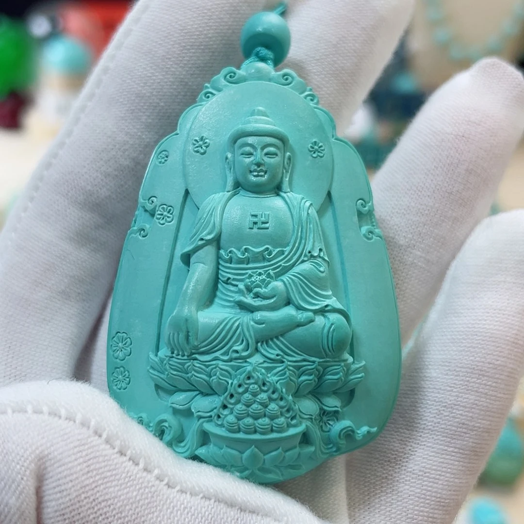 绿松石珠宝奇石未镶嵌