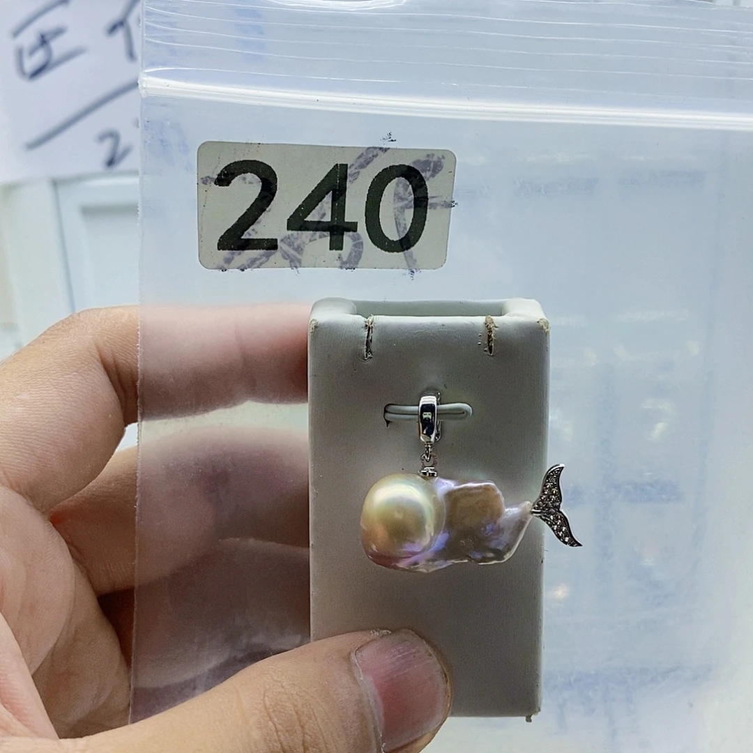 颈饰合金淡水珍珠