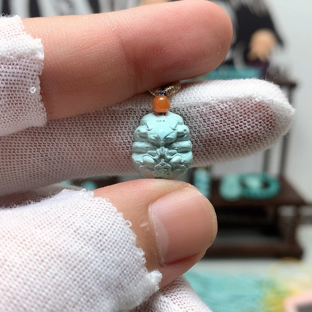 未镶嵌绿松石挂件