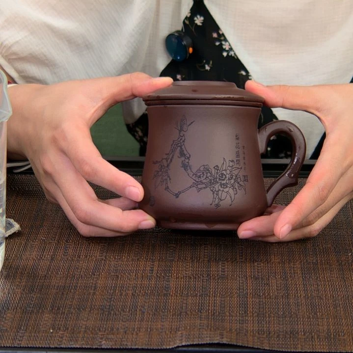 茶杯紫砂高货放漏