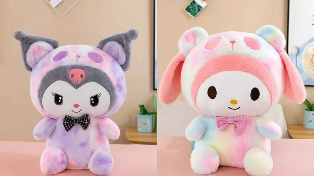 中号扎染约40里米《库洛米+美乐蒂》拍一发二