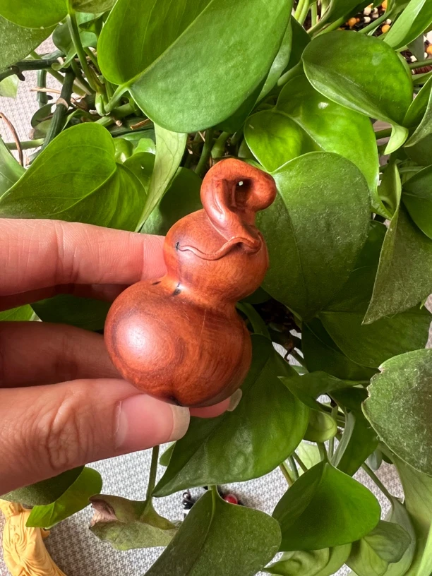 雷击枣木葫芦龙头