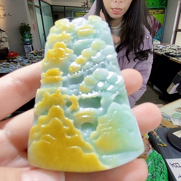 颈饰未镶嵌翡翠翡翠