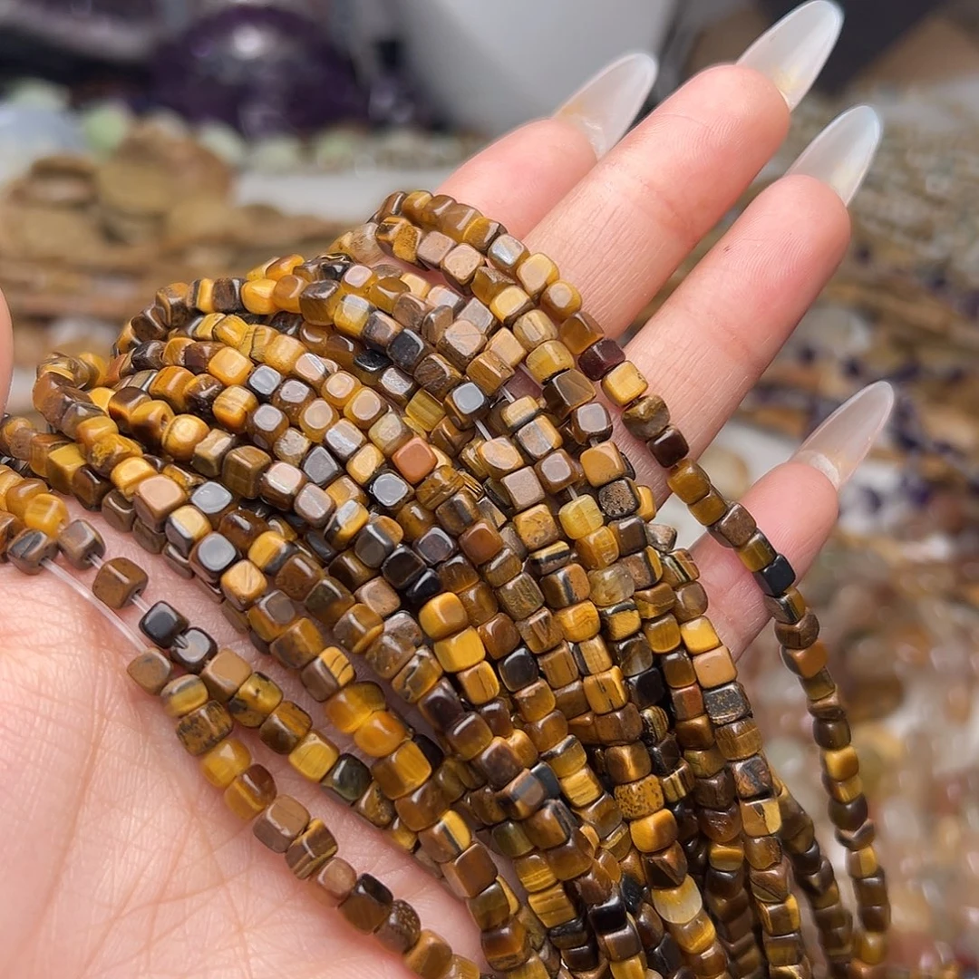 玛瑙/玉髓合金珠宝半成品Y666 2条4mm