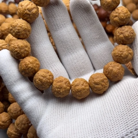 枪***手猴头核桃手串蟾尊17