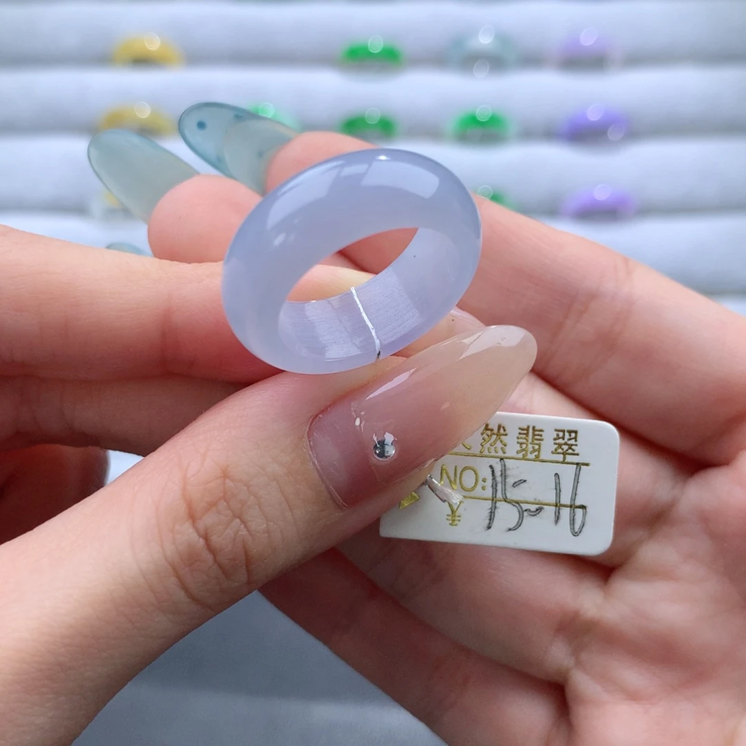 未镶嵌戒指翡翠戒指