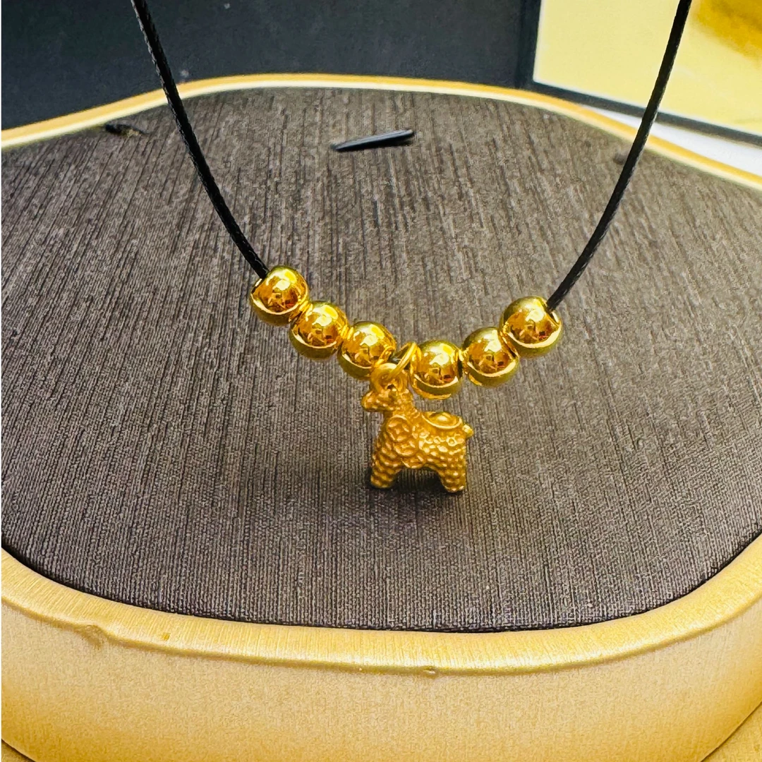 249#足金999  黄金南洋大金珠配马上有钱