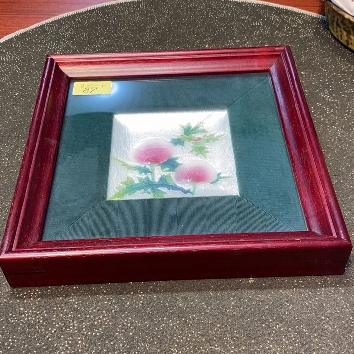兰***儿瓷片陶瓷艺术品制作工艺品
