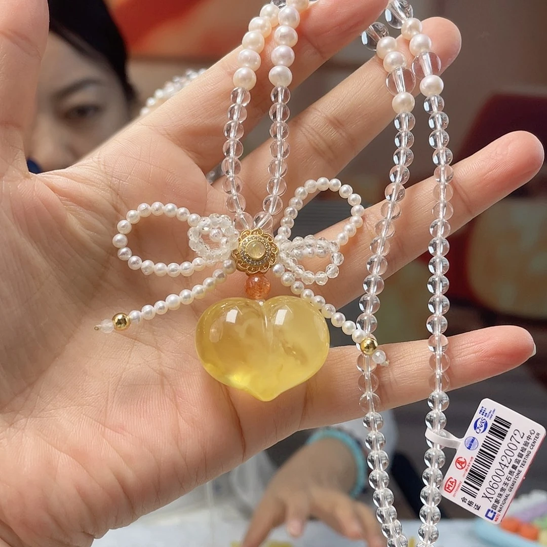琥珀未镶嵌裸石蜜蜡吊坠