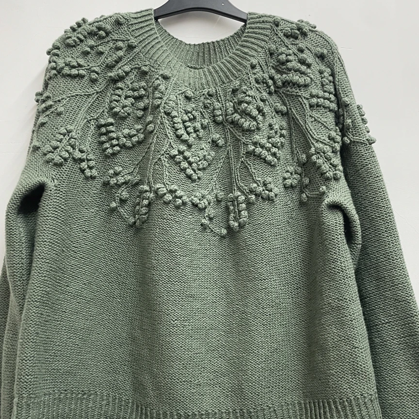 建美手工坊【葡萄花）高档羊绒线一两价非成品