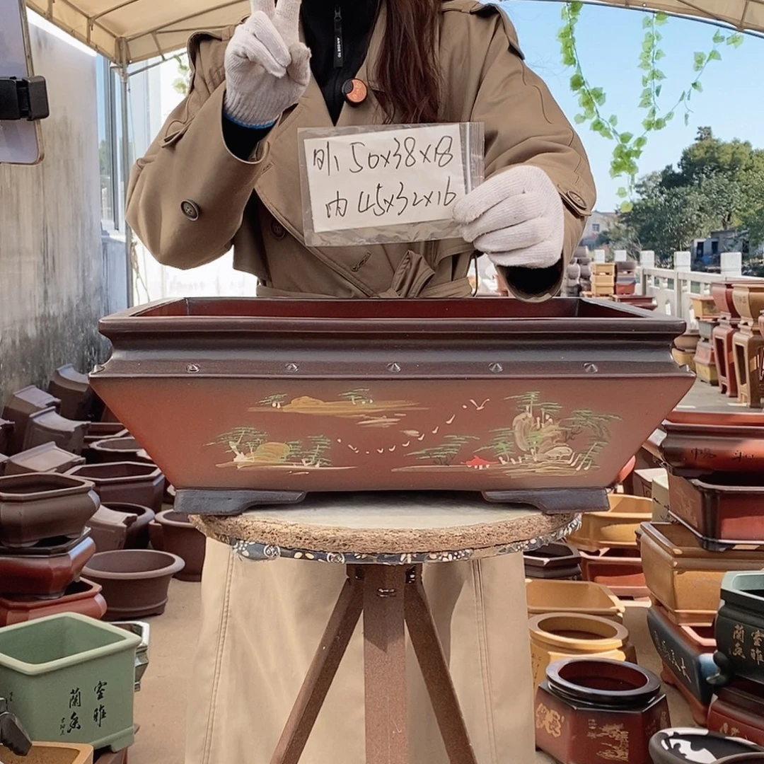 紫砂花盆紫砂花盆