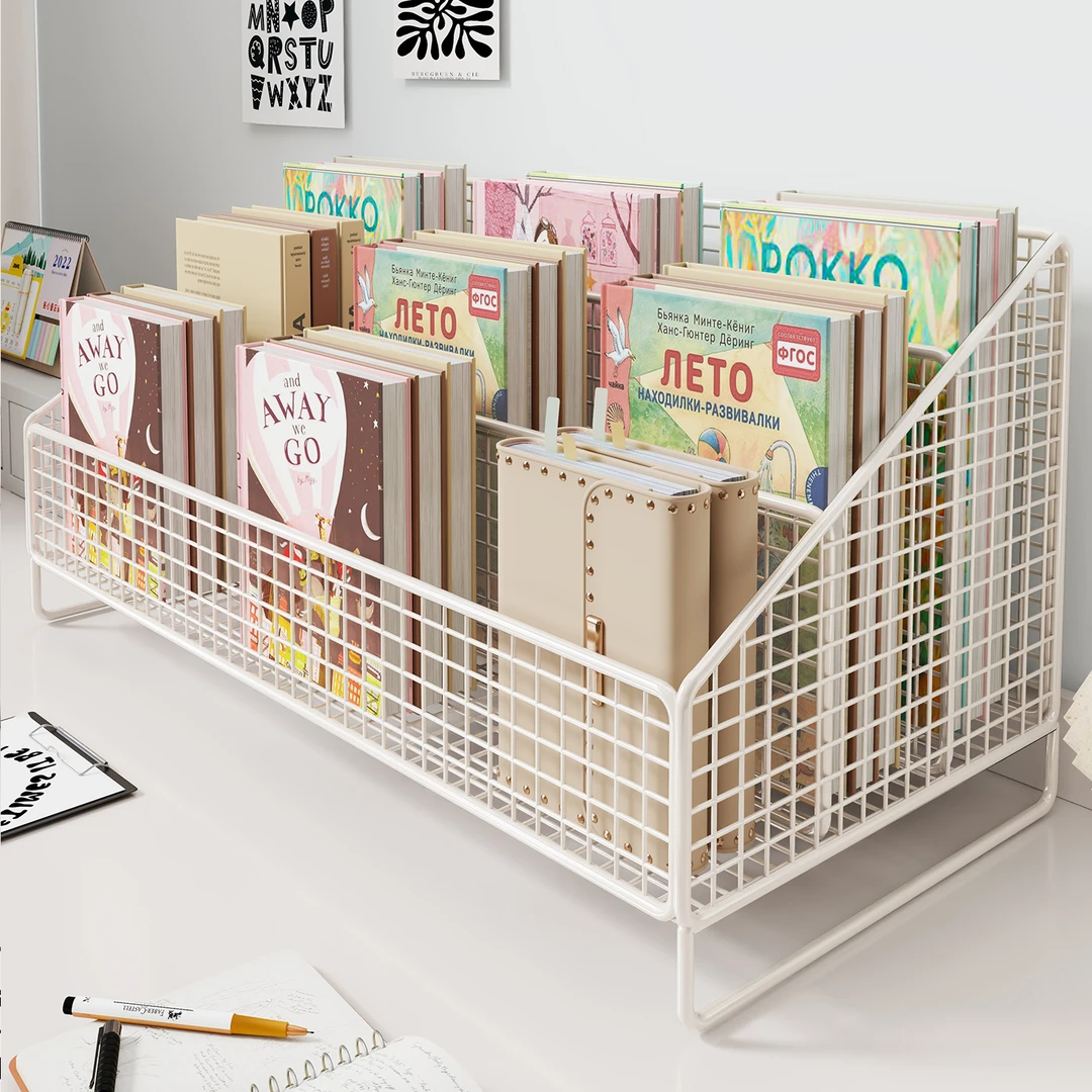 儿童书架桌面书本收纳盒书桌置物架桌上床头飘窗宝宝阅读小绘本架