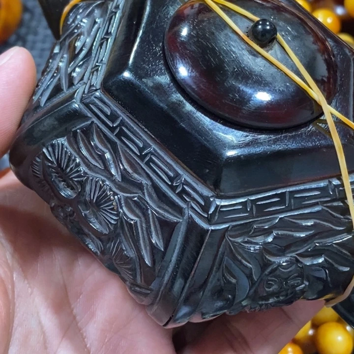 滴血莲花菩提吊坠