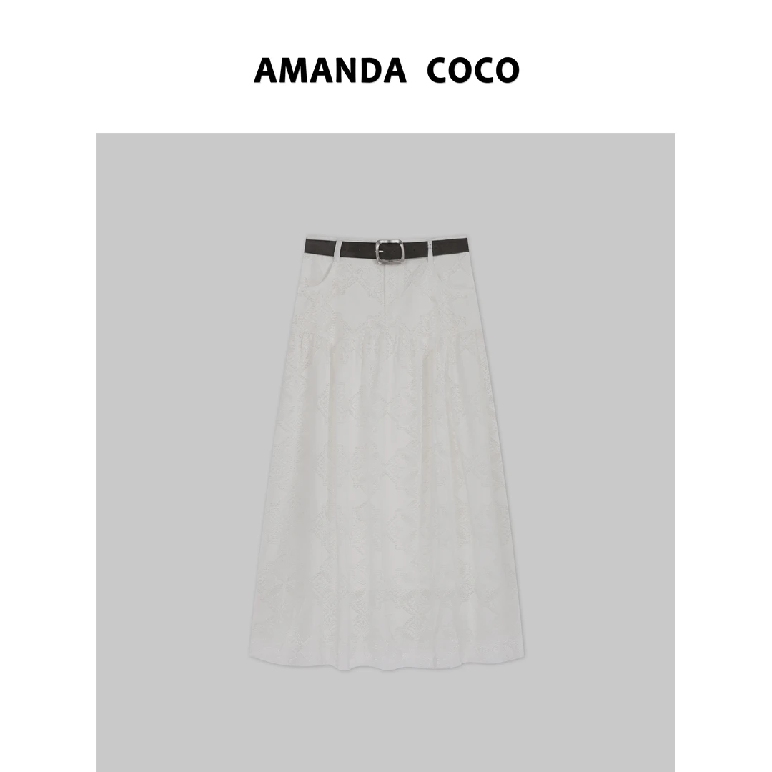 辰辰丨浪漫主义～2025春夏高定蕾丝拼接气质优雅半身裙