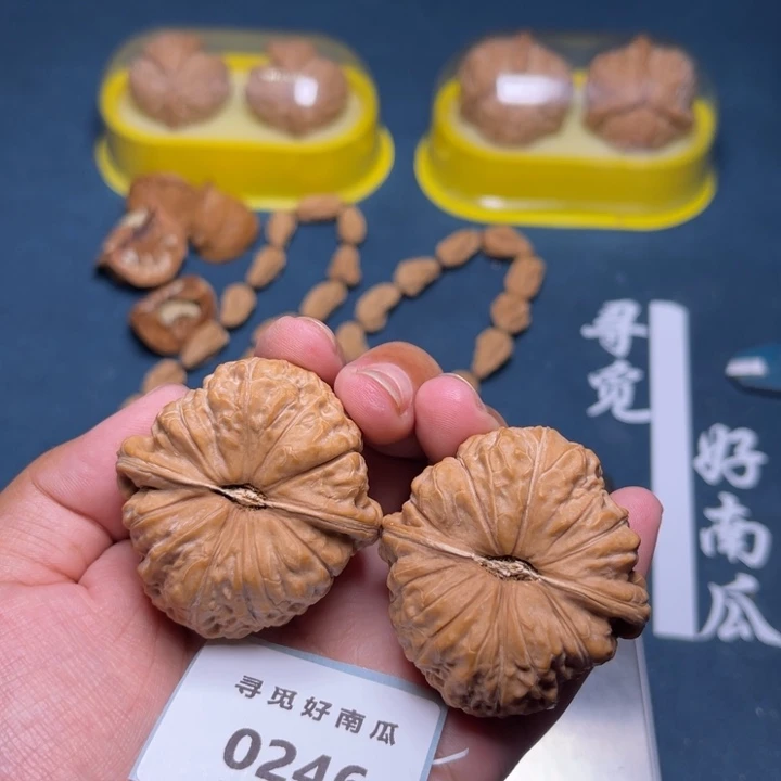 把件文玩核桃南瓜墩44-0246