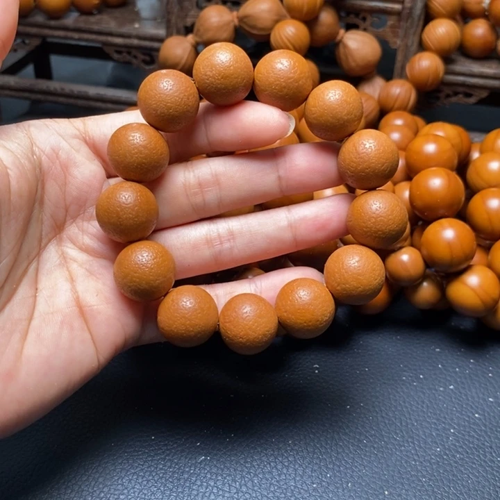 手串橄榄核1.7尺寸橘子皮