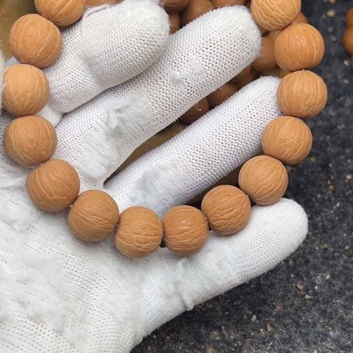 去***多猴头核桃把件原皮聚宝盆15.0精卡不打底