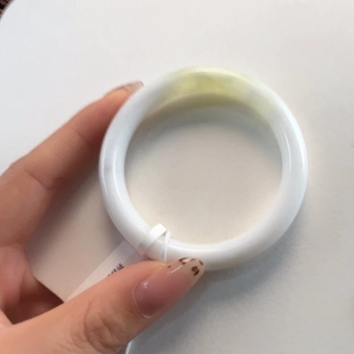 蓝田玉（蛇纹石化大理石玉）手镯未镶嵌F****子