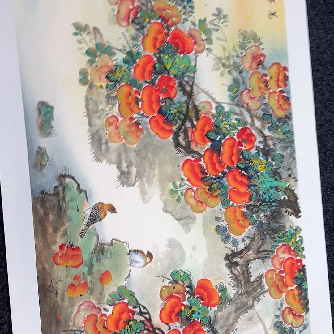 国画纯手绘山水花鸟作品