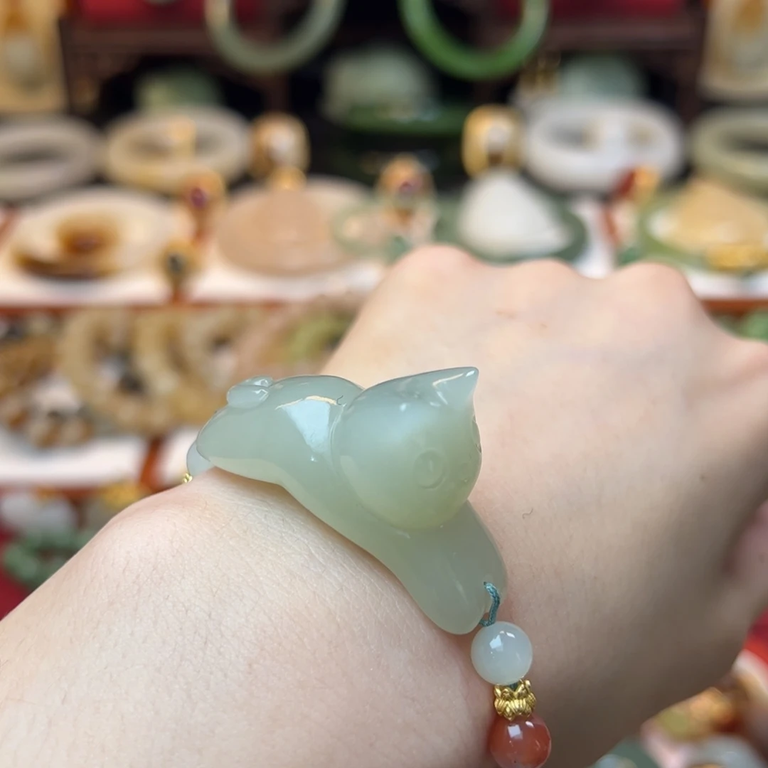 和田玉手绳未镶嵌