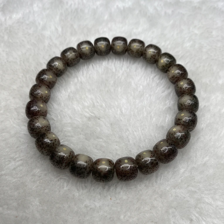 一物一图原生态星月菩提黑冰渣渣星大眼睛10.5*9.5撞色款