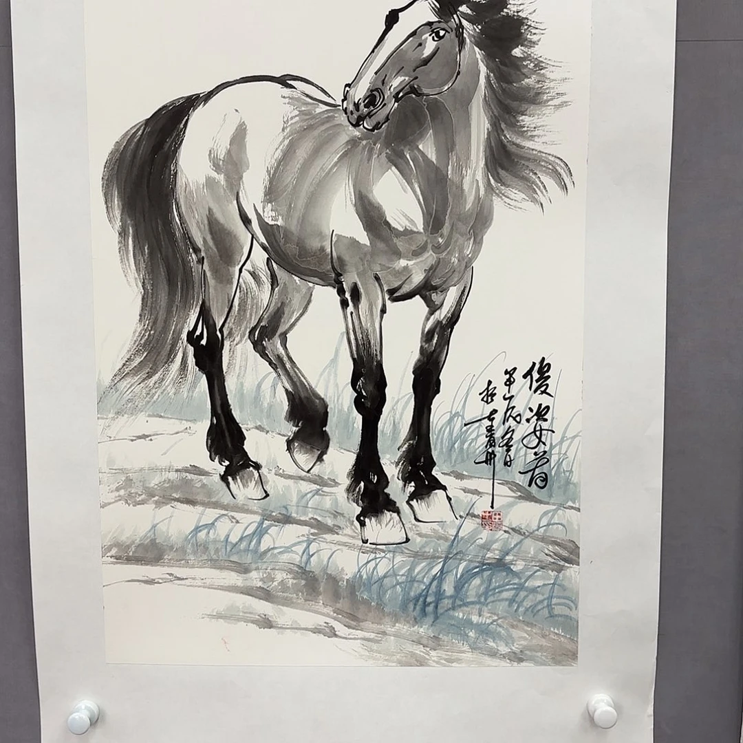 国画艺术家真人手绘