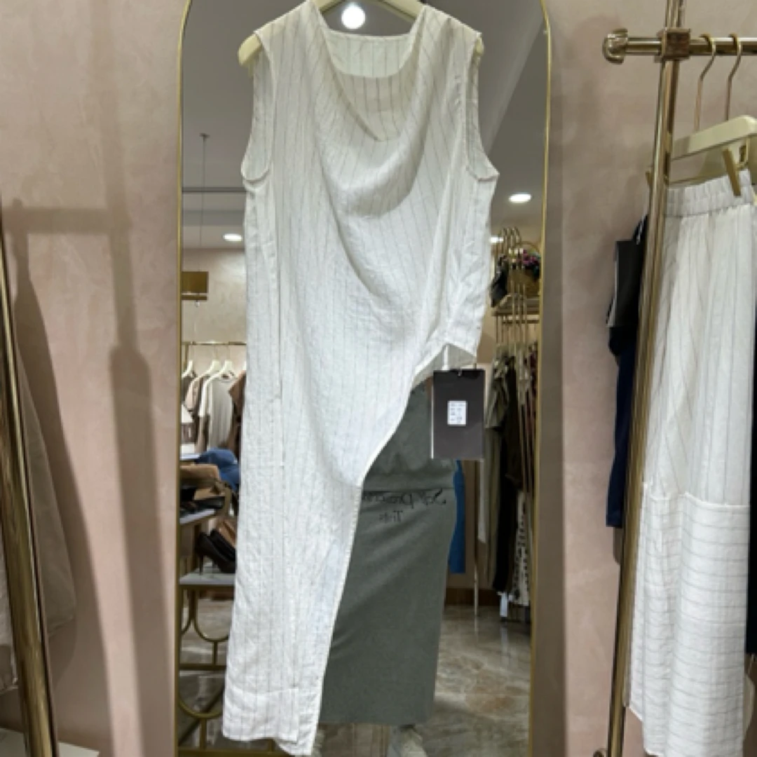 女士时尚不规则上衣半裙套装12859