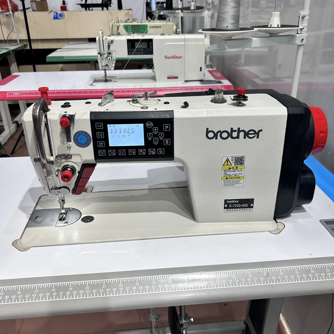 兄弟步进款全自动电脑一体缝纫机平车