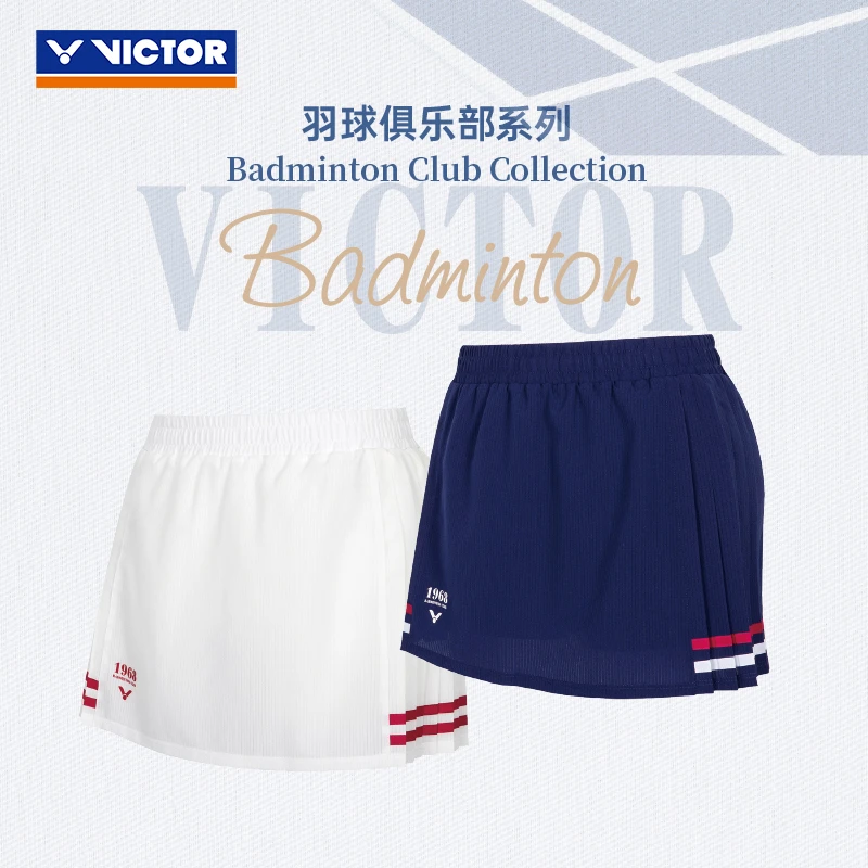 VICTOR/威克多K-5507VBC透气时尚夏季羽毛球运动短裙百褶裙