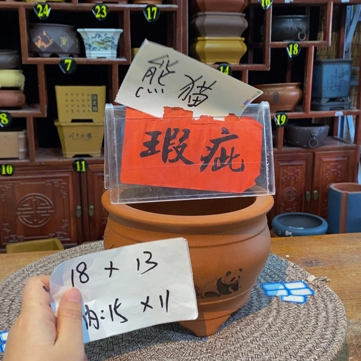 紫砂花盆紫砂花盆