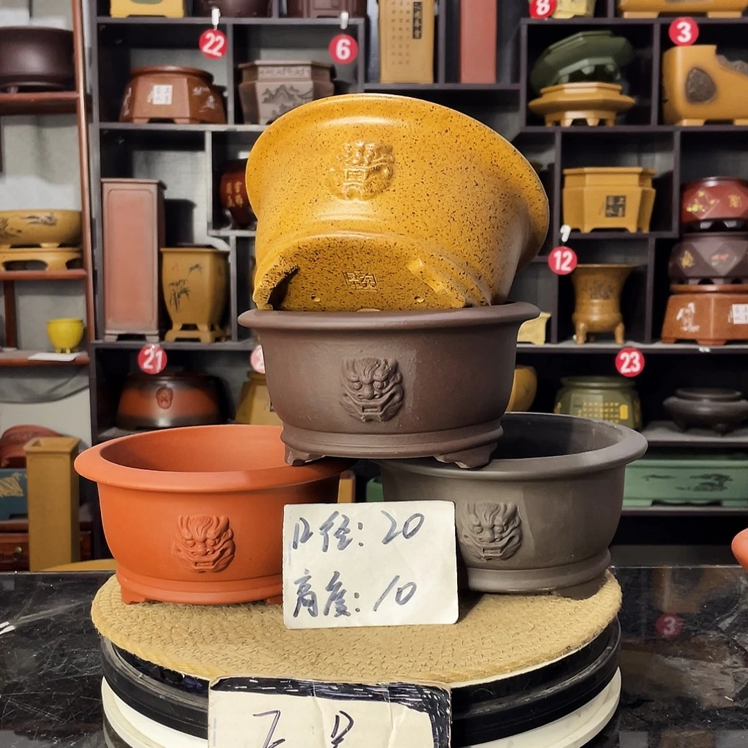 D-盆尚好紫砂花盆