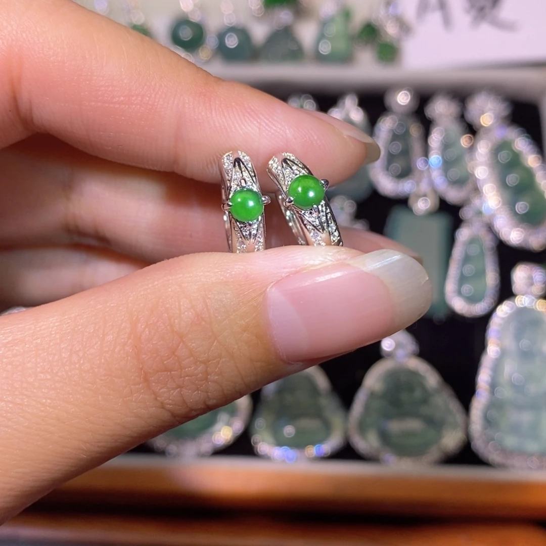 翡翠未镶嵌颈饰天然