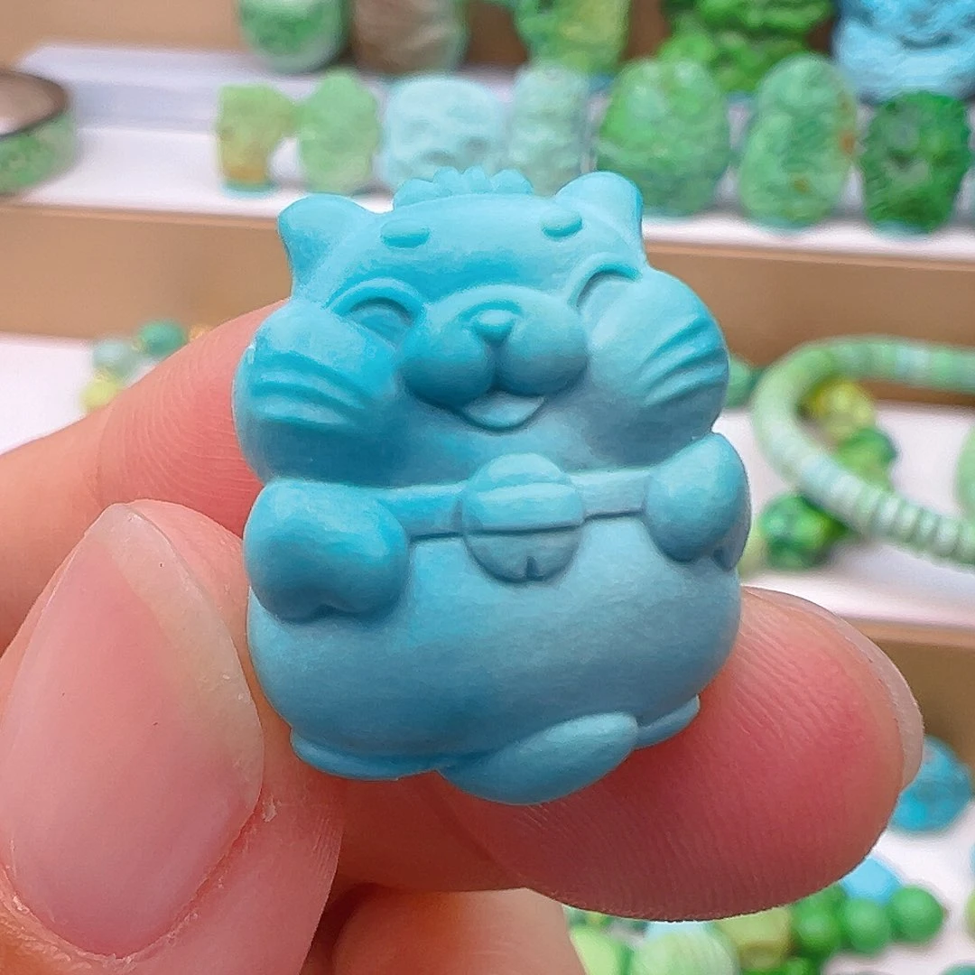 未镶嵌绿松石项链