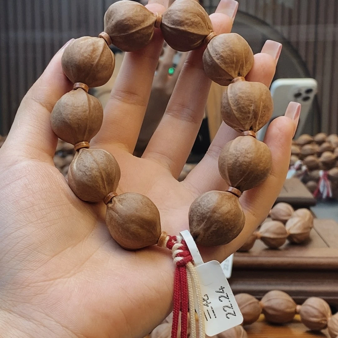 手串橄榄核用***戲原生态正宗梅林铁核