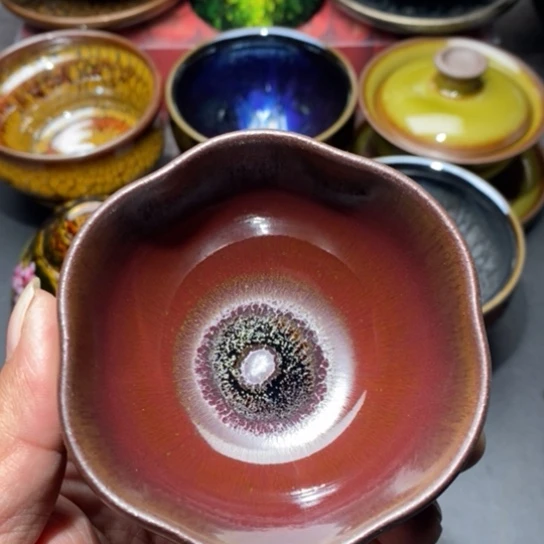 茶盏建盏主人杯杯茶壶盖碗品茗杯038