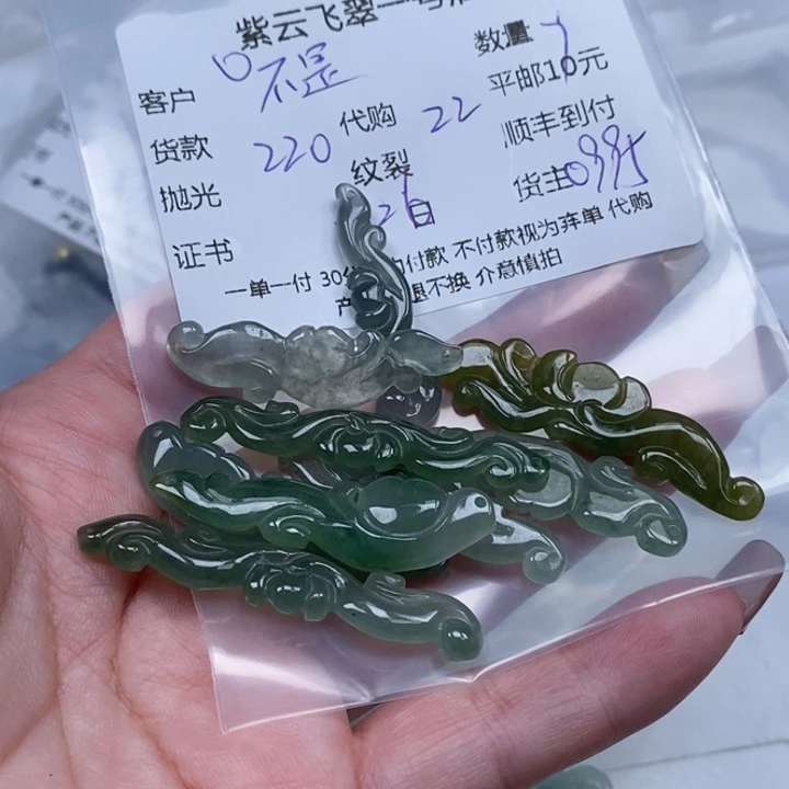 不***棠颈饰未镶嵌翡翠天然翡翠