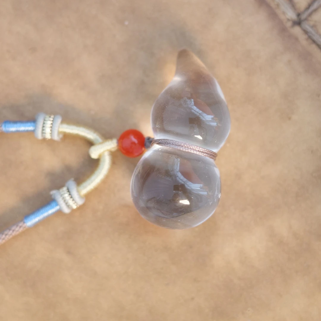 浸泉 | 天然水晶葫芦吊坠 YQ20132