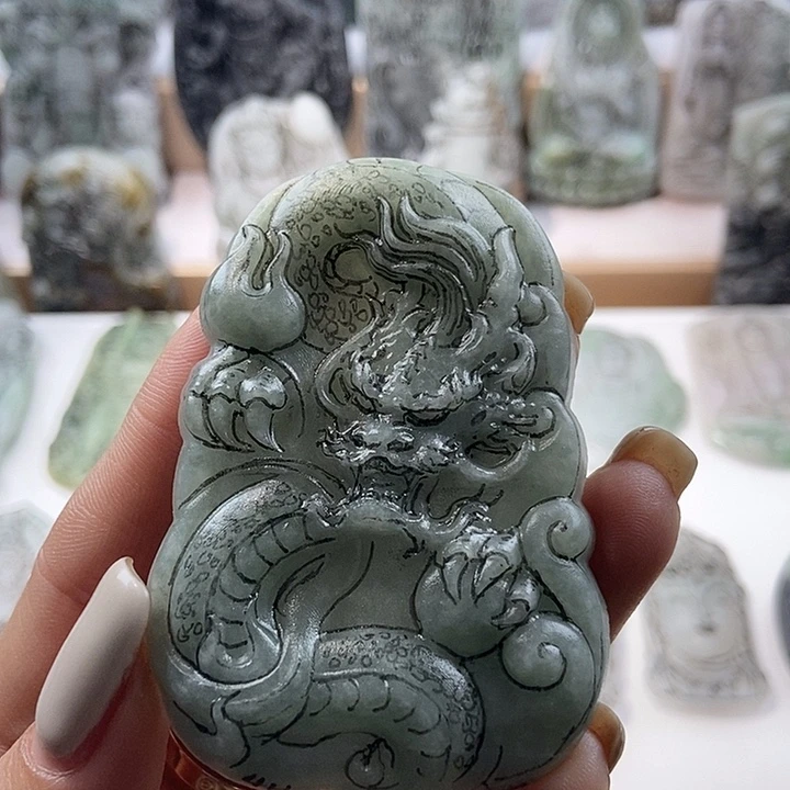 ⑦***定制翡翠未镶嵌吊坠