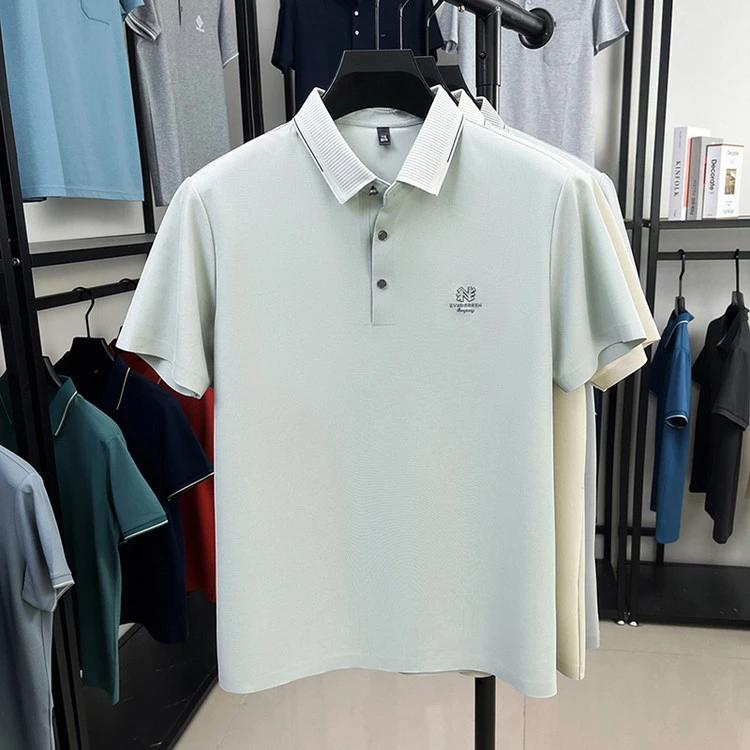Polo衫男装翻领2025年夏季夏季
