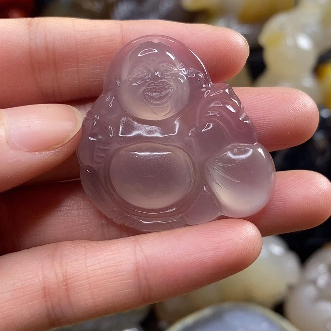 玛瑙/玉髓未镶嵌吊坠