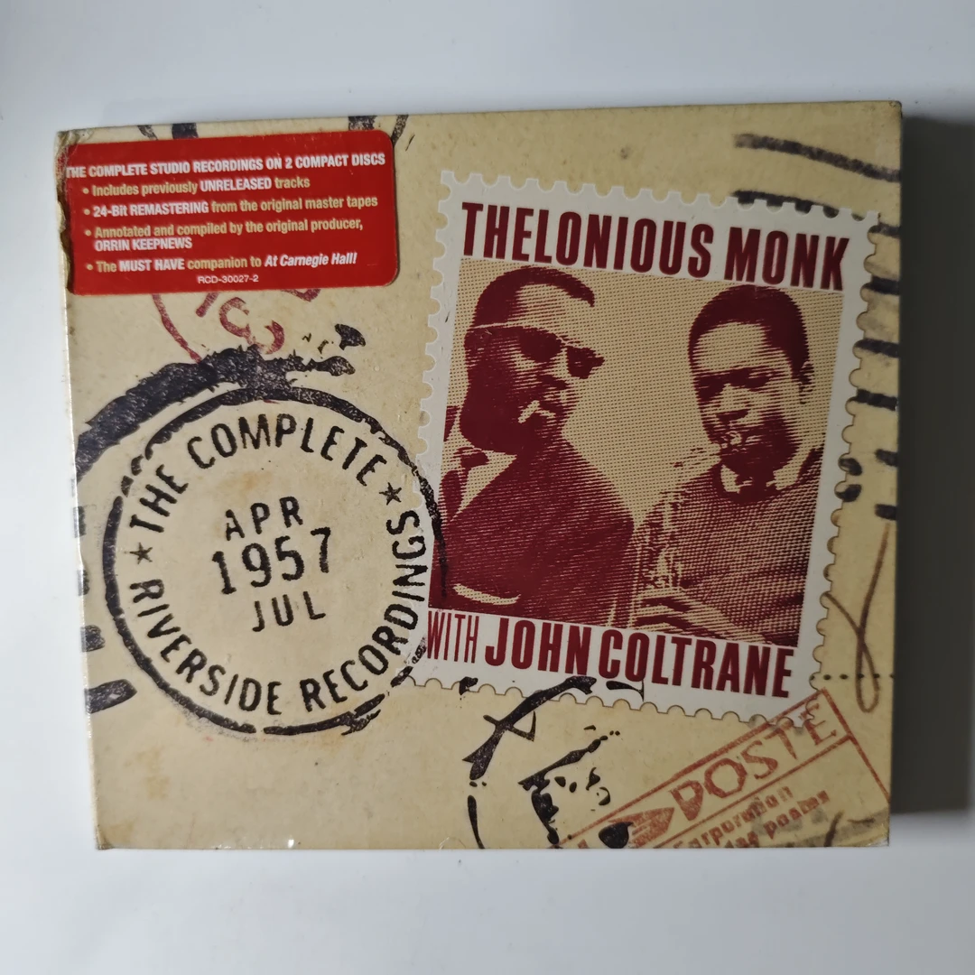 24【美版】未拆 爵士 Thelonious Monk With John Coltrane 2CD