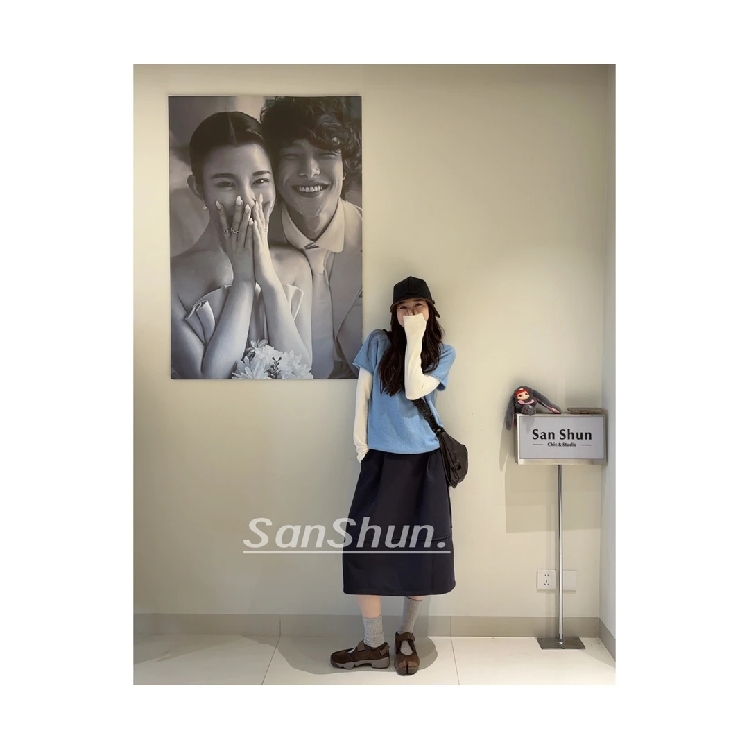 Sanshun-(卷边海岸)-时尚针织马甲背心气质针织套头外穿内搭秋冬