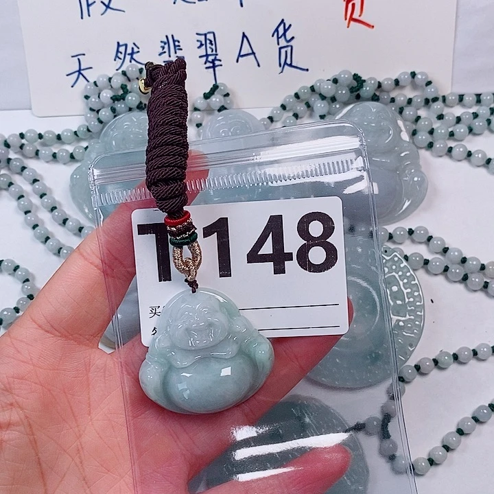 翡翠未镶嵌颈饰天然