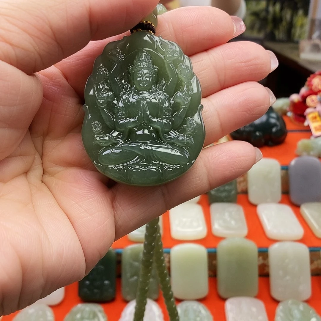 颈饰未镶嵌和田玉꧁****꧂