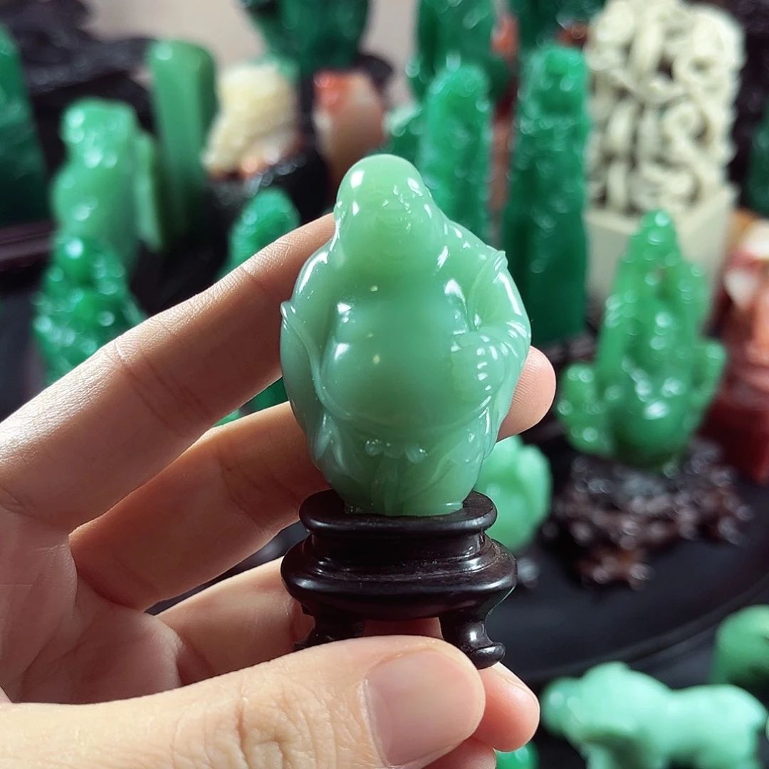 四川石名贵石材梅子青