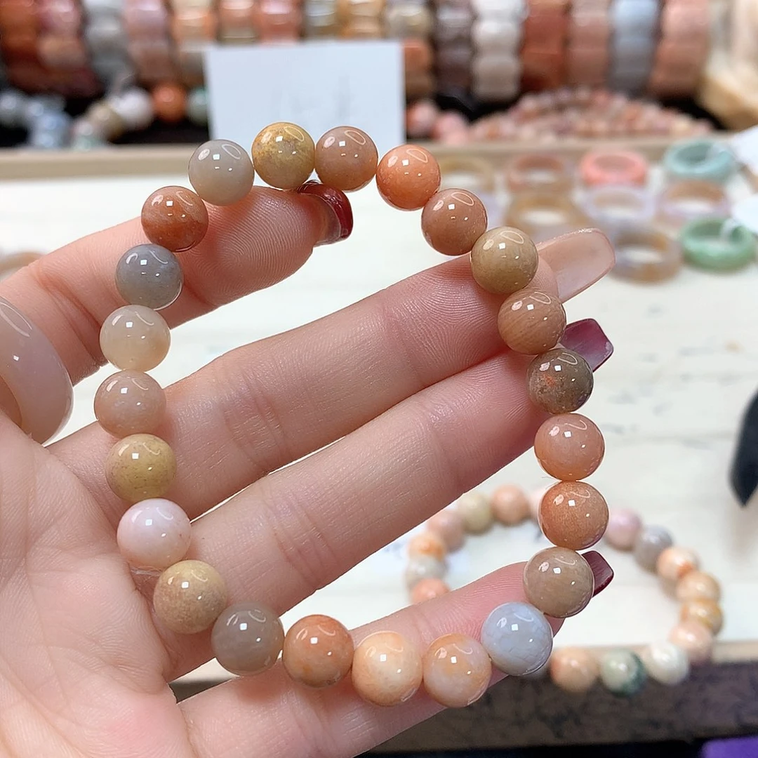 硅化珊瑚（珊瑚玉）手链未镶嵌小*686