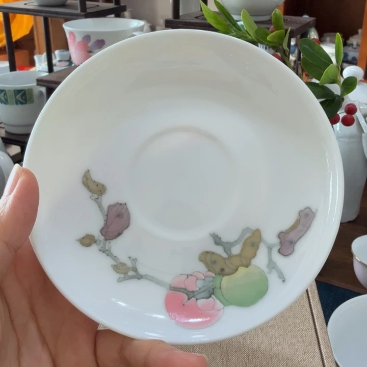 醴陵釉下手绘12厘米碟子