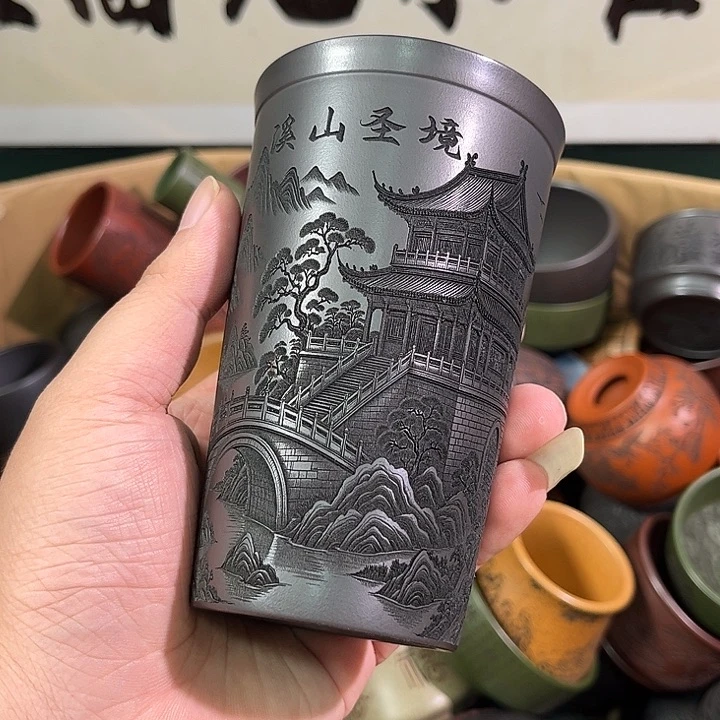 茶杯紫砂全手工紫砂主人杯